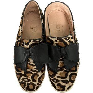 Kate Spade New York Leopard Bow Slip-On Sneakers, 7